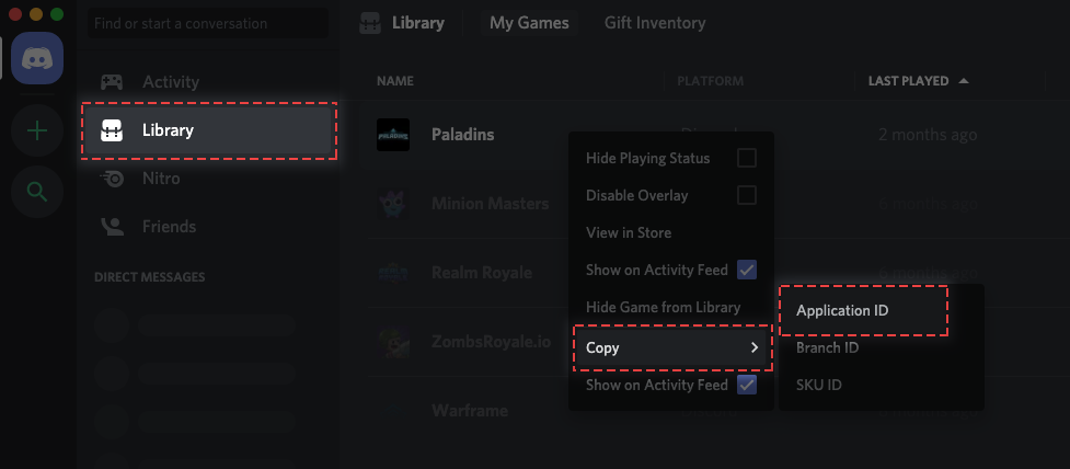 How turn on Developer Mode on discord (for get access to copy id